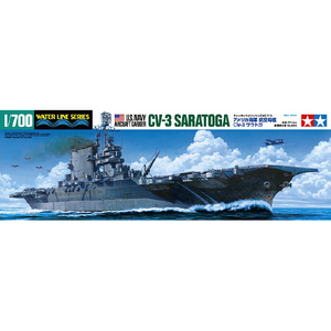 タミヤ 1/700 アメリカ海軍 航空母艦 CV-3サラトガ 1/700 ウォーターラインシリーズ WLｱﾒﾘｶCV3ｻﾗﾄｶﾞ-イメージ2