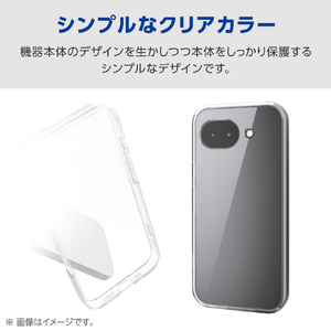 エレコム Google Pixel 10a用ハイブリッドケース 極限 クリア PM-P261HVCKKCR-イメージ3