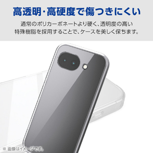 エレコム Google Pixel 10a用ハイブリッドケース 極限 クリア PM-P261HVCKKCR-イメージ7