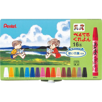 ぺんてる ぺんてる くれよん 16色 16色1セット F809333-PTCR-16