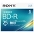 SONY 録画用25GB 1層 1-6倍速対応 BD-R追記型 ブルーレイディスク 5枚入り 5BNR1VJPS6-イメージ1