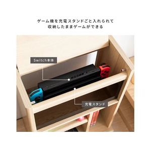 宮武製作所 ゲーム機ラック REGABO ブラウン FC937TB-GRK-005-イメージ7