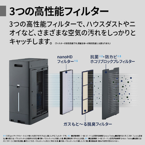 シャープ 加湿空気清浄機 グレー系 KI-WX100-H-イメージ11