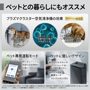 シャープ 加湿空気清浄機 グレー系 KI-WX100-H-イメージ18