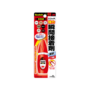 3M スコッチ 強力瞬間接着剤 多用途 2g F855853-7004S-イメージ1
