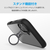 エレコム iPhone17e/16e用 TOUGH SLIM LITE ケース フレームカラー リング付 ブラック PM-A25STSLFCRBK-イメージ5