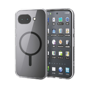 エレコム Google Pixel 10a用ハイブリッドケース 極限 MAGKEEP ブラック PM-P261MAG02BK-イメージ2