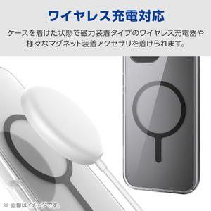 エレコム Google Pixel 10a用ハイブリッドケース 極限 MAGKEEP ブラック PM-P261MAG02BK-イメージ4