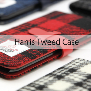 SLG Design iPhone XR用ケース Harris Tweed Diary ブラック SD13714I61-イメージ3