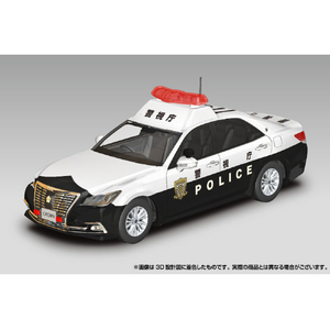 アオシマ 1/32 楽プラ スナップキット No．1-PC トヨタ クラウンパトロールカー Aﾗｸﾌﾟﾗ01PCｸﾗｳﾝﾊﾟﾄﾛ-ﾙｶ--イメージ2