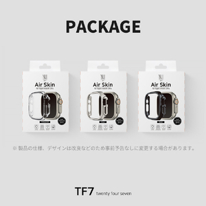 TF7 Apple Watch Ultra 49mm用ハードケース Air Skin クリア TF72714-イメージ17
