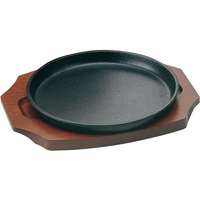 アサヒ 鉄 ステーキプレート 丸小 A-128-17 FC030LW-7625400