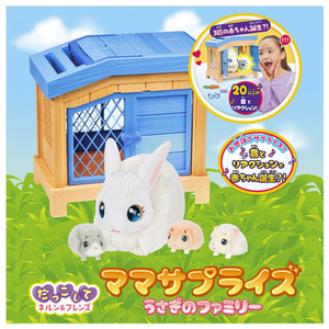 タカラトミー だっこしてネルン&フレンズ ママサプライズ!うさぎのファミリー ﾀﾞﾂｺｼﾃﾈﾙﾝﾏﾏｻﾌﾟﾗｲｽﾞｳｻｷﾞ-イメージ2