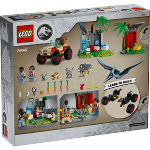 レゴジャパン LEGO ジュラシック・ワールド 76963 赤ちゃん恐竜のレスキューセンター 76963ｱｶﾁﾔﾝｷﾖｳﾘﾕｳﾉﾚｽｷﾕ-C-イメージ4