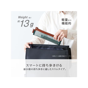 セキセイ ベルポスト メッシュケース スリムPENサイズ ブラック FC544PN-BP-6631-60-イメージ3