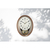 リズム スモールワールドエアルN 電波掛時計 茶メタリック色光沢仕上(白) 4MN555RH06-イメージ3