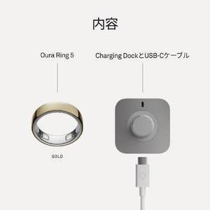 OURA Oura Ring 5(オーラリング 5) size10 ゴールド JZ906161610-イメージ8