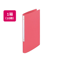リヒトラブ スーパーパンチレスファイル A4タテ 背幅20mm 桃 10冊 1箱(10冊) F871640-F347U-12