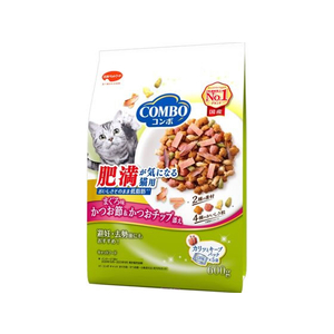 日本ペットフード コンボ キャット 肥満が気になる猫用 まぐろ味・かつお節・かつおチップ添え 600g FC487PX-イメージ1