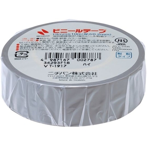 ニチバン ビニールテープ灰19mmX10m 1巻 VT-1917 FCD500E-1230003-イメージ1