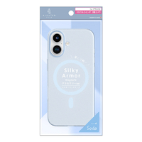 トリニティ ajouter アジュテ iPhone 17用[Silky Armor] MagSafe対応 シルキータッチケース ソーダ AJ-IP25M2-SA-CLSBL