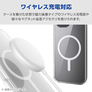 エレコム Google Pixel 10a用ハイブリッドケース 極限 MAGKEEP ホワイト PM-P261MAG02WH-イメージ4