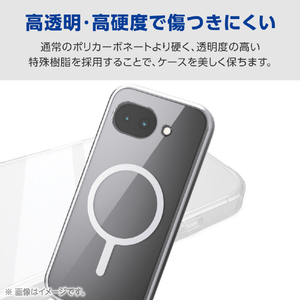 エレコム Google Pixel 10a用ハイブリッドケース 極限 MAGKEEP ホワイト PM-P261MAG02WH-イメージ8