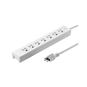 サンワサプライ 電源タップ(7個口・3P・3m) TAP-F37-3-イメージ1