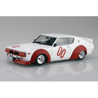 アオシマ AｸﾞﾗﾁﾔﾝﾀｶｹﾝﾒﾘDRHTﾜ-ｸｽ 1/24 ワークスの鷹 No．7