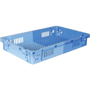 岐阜プラスチック工業 リス/NFコンテナーNF-M33浅 DB／B/NF-M33ASA DB/B ダークブルー／ブルー18417417 FC226GW-4110480-イメージ1
