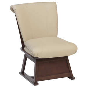 美品】協立工芸 回転式 ダイニング チェア ブラウン こたつ椅子 ② 協