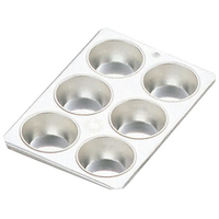 久保寺軽金属工業所 FK ブリキ マフィン型 #100カップ 6ヶ付 FC378LG-2659700