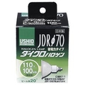 エルパ 100W形 JDRハロゲン電球 φ70 G184H:JDR110V57WLM/K7UVH