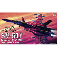 ハセガワ 1/72 SV-51γ ノーラ機 “マクロス ゼロ” ﾊｾｶﾞﾜ M16 SV51R ﾉｰﾗ