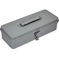 トラスコ中山 TRUSCO/トランク型工具箱 333X137X96.8 ライトグレー T-320LG FCD945B-4017325