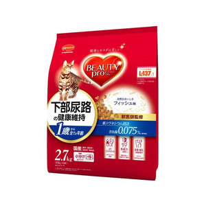 日本ペットフード ビューティープロ 下部尿路 フィッシュ 2.7kg FC187RK-イメージ1