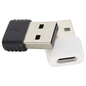 イツワ商事 TYPE-C→USB A変換アダプター ホワイト MHCA2101WH-イメージ3