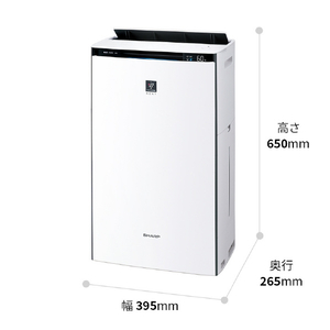 シャープ 加湿空気清浄機 ホワイト系 KI-WX70-W-イメージ3