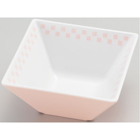 エンテック スクエアボウル10 ピンク 2TONE FC73096-CH-10P