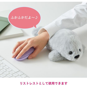 キングジム ポーズー クッションポーチ シャチ FC932RH-PZC2051-イメージ4