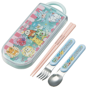 スケーター 抗菌食洗対応トリオセット ポケットモンスター ポッピング TACC2AGﾎﾟｹﾓﾝﾎﾟﾂﾋﾟﾝｸﾞ-イメージ1