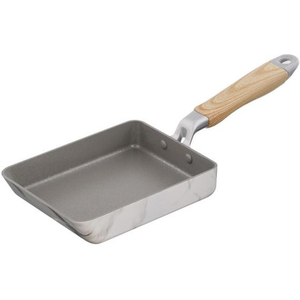ＬＩＶ ＰＬＵＳ ベストコ 卵焼き器 13×18cm ガス火用 大理石柄 FCE241W-NX-105-イメージ1