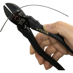 フジ矢 偏芯強力ニッパ（黒金・圧着機能付） 700N-175BG-イメージ5