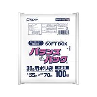 オルディ バランスパック SOFT BOX 30L 半透明 100枚 FCK1561-BPSB-N30-100