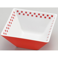 エンテック スクエアボウル10 赤 2TONE FC73097-CH-10R