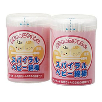 ＣＯＣＯＲＯ スパイラルベビー綿棒 200本入 2個パック FCF281J-65-0444-88