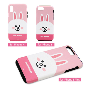LINE FRIENDS iPhone SE(第3世代)/SE(第2世代)/8/7用ケース フェイス チョコ KCL-DPF002-イメージ9