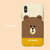 LINE FRIENDS iPhone SE(第3世代)/SE(第2世代)/8/7用ケース フェイス チョコ KCL-DPF002-イメージ7