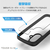 エレコム iPhone 16用TOUGH SLIM LITE ハイブリッドケース フレームカラー ブラック PM-A24ATSLFCBK-イメージ4