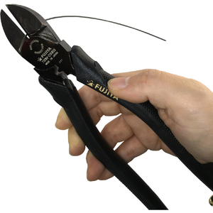 フジ矢 偏芯強力ニッパ（黒金・圧着機能付） 700N-200BG-イメージ5